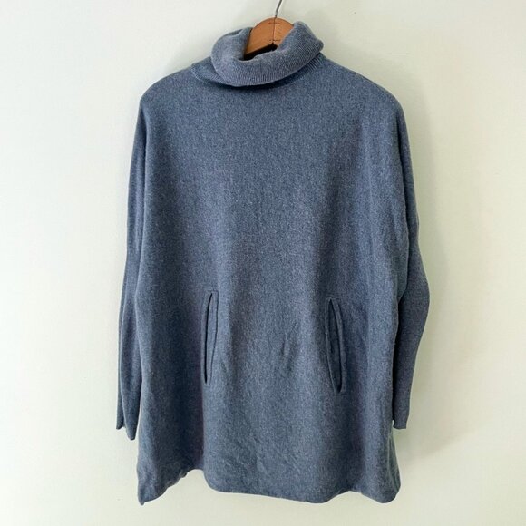 Garnet Hill Wool/Cashmere Oversized Sweater - Picture 2 of 8